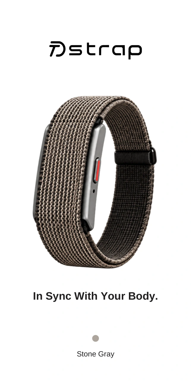 DTstrap Stone Gray retail packaging front